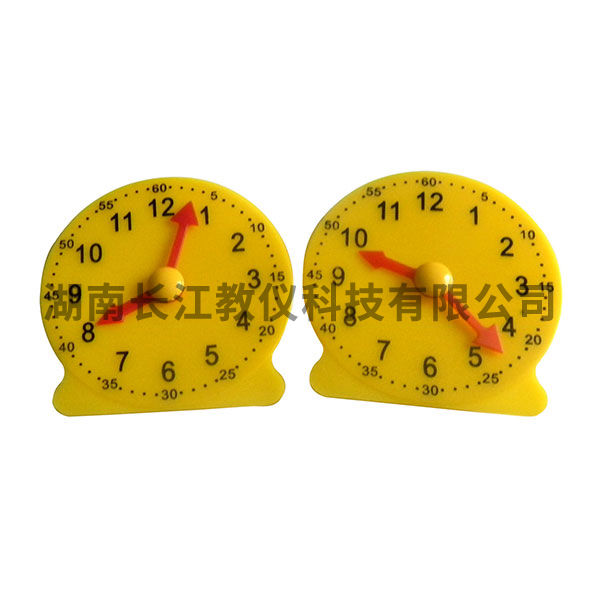 鐘表模型學(xué)生用，兩針，非聯(lián)動(dòng)